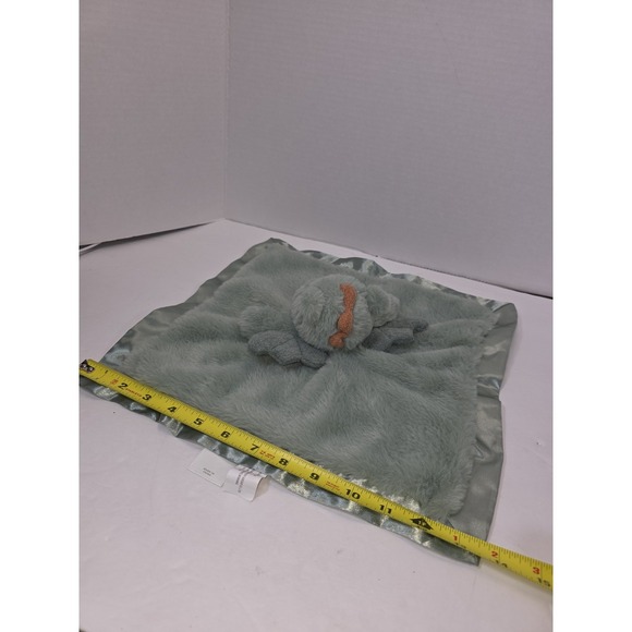 Cloud Island Winged Dragon Lovey Sage Green Satin Trim Security Lovey Ultra Soft - Picture 6 of 9